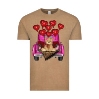 Vintage Coffee Valentine's day tedybear truck Vintage Tee - RanaPortraitStore