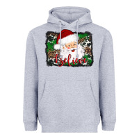 Heather Grey believe santa Heavyweight Hoodie - AdoDesignShop