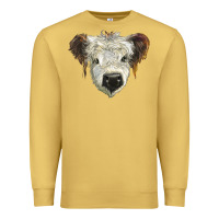 Antique Gold white calf scottish Premium Sweatshirt - BarkalooDesign