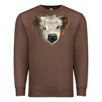 Chestnut white calf scottish Premium Sweatshirt - BarkalooDesign