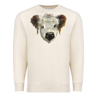 Sandshell white calf scottish Premium Sweatshirt - BarkalooDesign