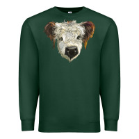Sports Green white calf scottish Premium Sweatshirt - BarkalooDesign