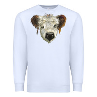 White white calf scottish Premium Sweatshirt - BarkalooDesign
