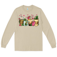 Mushroom cactus coffee cups Long Sleeve Tee - Zillion Design Studio