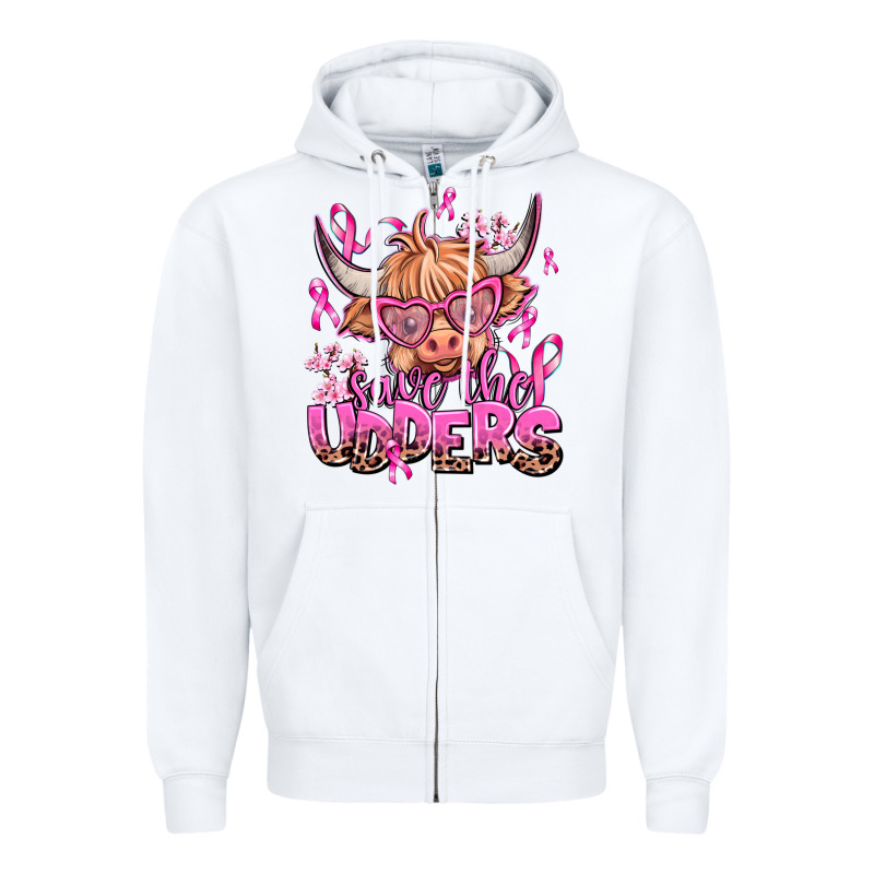 Save The Udders Zipper Hoodie by AdoDesignShop | Teevron