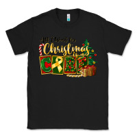 Black all i want for christmas is cure childhood cancer Classic Tee - FaDigitalArtStudio