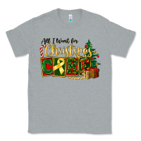 Heather Grey all i want for christmas is cure childhood cancer Classic Tee - FaDigitalArtStudio