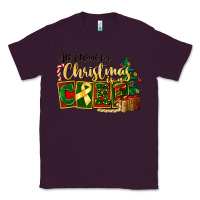 Plum all i want for christmas is cure childhood cancer Classic Tee - FaDigitalArtStudio