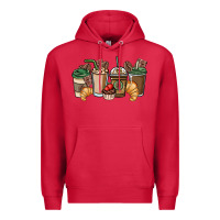 Cardinal coffee coffee cups Premium Hoodie - NancyCooperArtShop