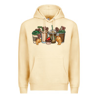 Pina Colada coffee coffee cups Premium Hoodie - NancyCooperArtShop