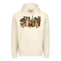 Tofu coffee coffee cups Premium Hoodie - NancyCooperArtShop