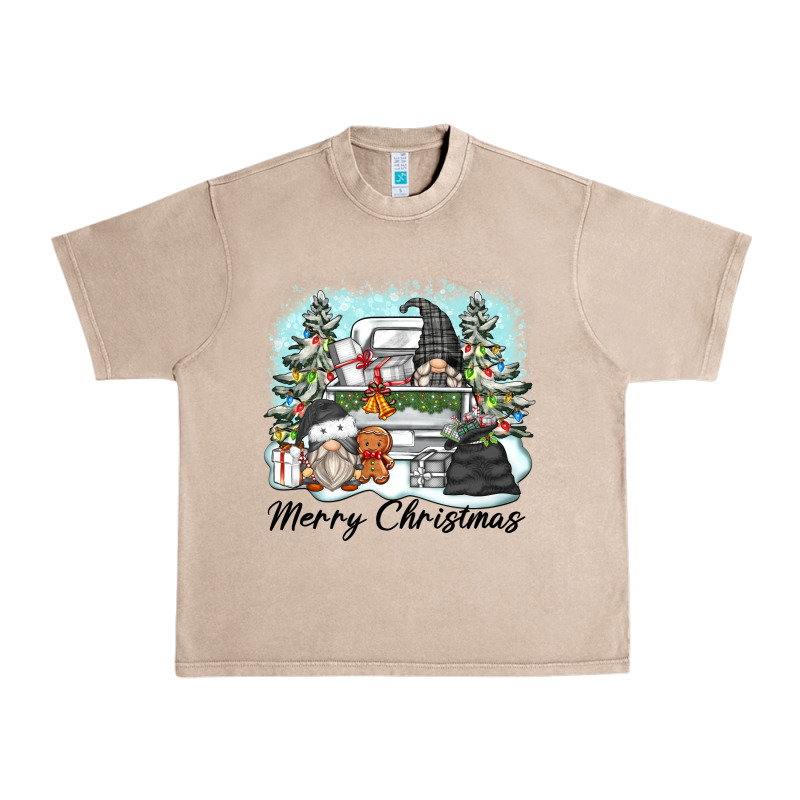 Merry Christmas Gnomes Urban Heavy Tee by Zillion Design Studio | Teevron