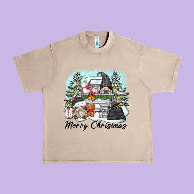 Urban Heavy Tee merry christmas gnomes