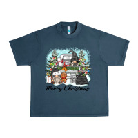 Midnight Navy merry christmas gnomes Urban Heavy Tee - Zillion Design Studio
