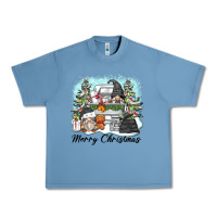 Pebble Blue merry christmas gnomes Urban Heavy Tee - Zillion Design Studio