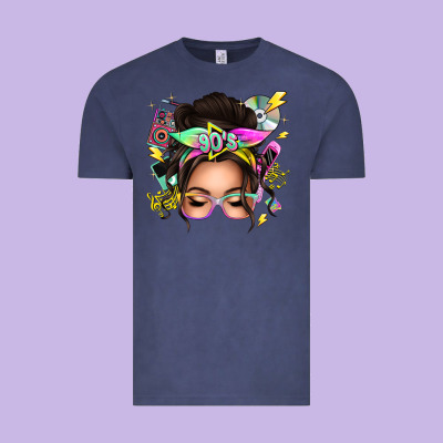 Vintage Tee 90s messy bun