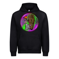Black halloween round earrings 1 Urban Hoodie - BundleAndBundleShop