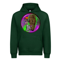 Forest Green halloween round earrings 1 Urban Hoodie - BundleAndBundleShop
