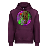 Mauve Wine halloween round earrings 1 Urban Hoodie - BundleAndBundleShop