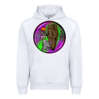 White halloween round earrings 1 Urban Hoodie - BundleAndBundleShop