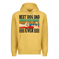 Antique Gold Best Dog Dad Ever Premium Hoodie - Bettercallsaul