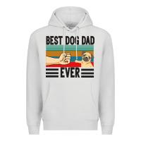 Dove Grey Best Dog Dad Ever Premium Hoodie - Bettercallsaul