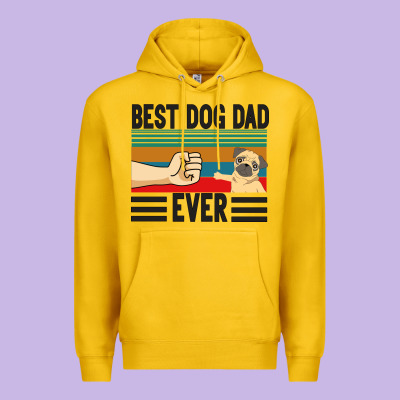 Best Dog Dad Ever Premium Hoodie Designed By Bettercallsaul