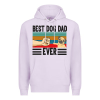 Lilac Best Dog Dad Ever Premium Hoodie - Bettercallsaul