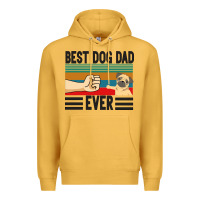 Mustard Best Dog Dad Ever Premium Hoodie - Bettercallsaul