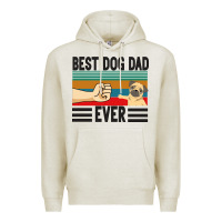 Oatmeal Heather Best Dog Dad Ever Premium Hoodie - Bettercallsaul