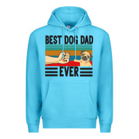 Ocean Blue Best Dog Dad Ever Premium Hoodie - Bettercallsaul