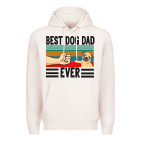 Pale Pink Best Dog Dad Ever Premium Hoodie - Bettercallsaul