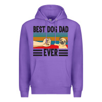 Purple Best Dog Dad Ever Premium Hoodie - Bettercallsaul