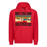Red Best Dog Dad Ever Premium Hoodie - Bettercallsaul