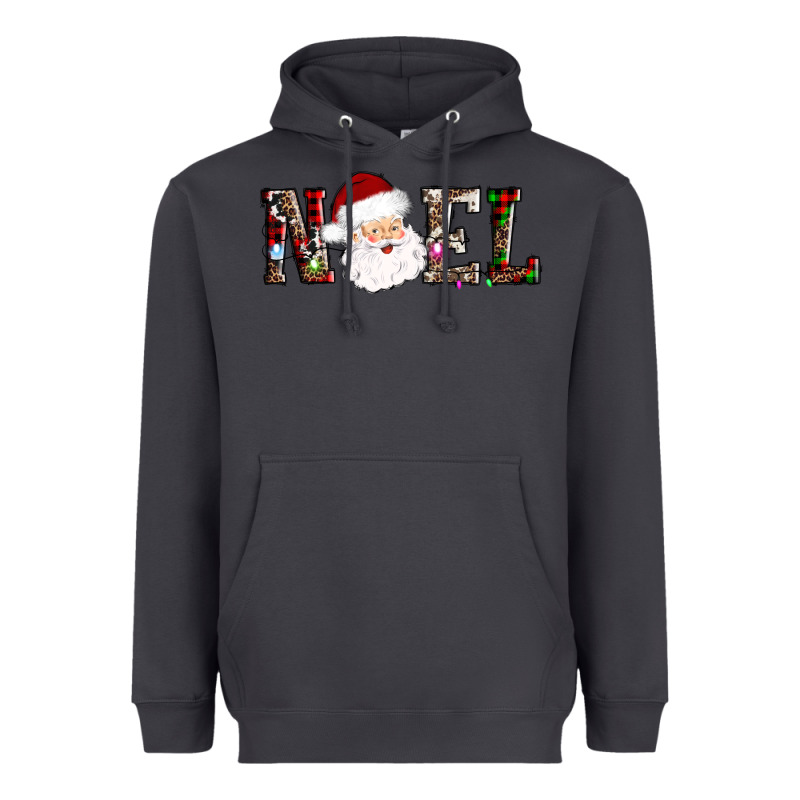 Noel Santa Heavyweight Hoodie by AdoDesignShop | Teevron