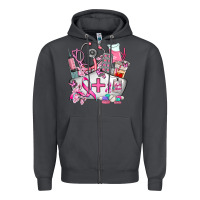 Smoke nurse  and cancer Zipper Hoodie - AdoDesignShop