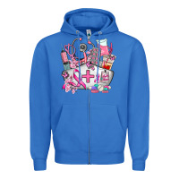 True Royal nurse  and cancer Zipper Hoodie - AdoDesignShop