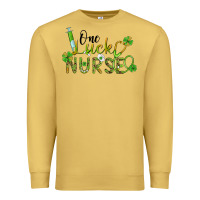 Antique Gold one lucky nurse Premium Sweatshirt - BarkalooDesign