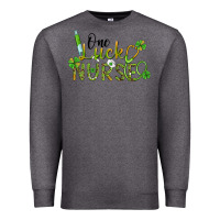 Charcoal Heather one lucky nurse Premium Sweatshirt - BarkalooDesign