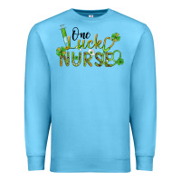 Ocean Blue one lucky nurse Premium Sweatshirt - BarkalooDesign