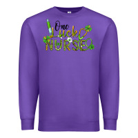 Purple one lucky nurse Premium Sweatshirt - BarkalooDesign