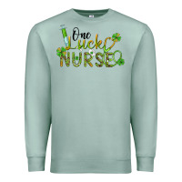 Seafoam one lucky nurse Premium Sweatshirt - BarkalooDesign