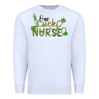 White one lucky nurse Premium Sweatshirt - BarkalooDesign