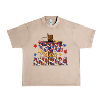 French Oak god bless america Urban Heavy Tee - texasbilliewilder