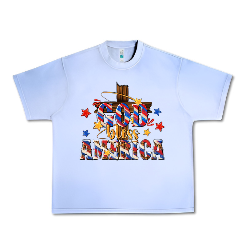 God Bless America Urban Heavy Tee by texasbilliewilder | Teevron
