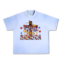Grape Ice god bless america Urban Heavy Tee - texasbilliewilder