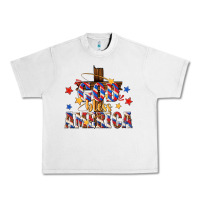 Lunar Rock god bless america Urban Heavy Tee - texasbilliewilder