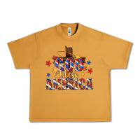 Peanut Butter god bless america Urban Heavy Tee - texasbilliewilder