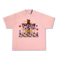 Salmon god bless america Urban Heavy Tee - texasbilliewilder