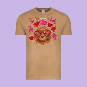 Valentine's Day Toy Poodle Vintage Tee Designed By Ranaportraitstore